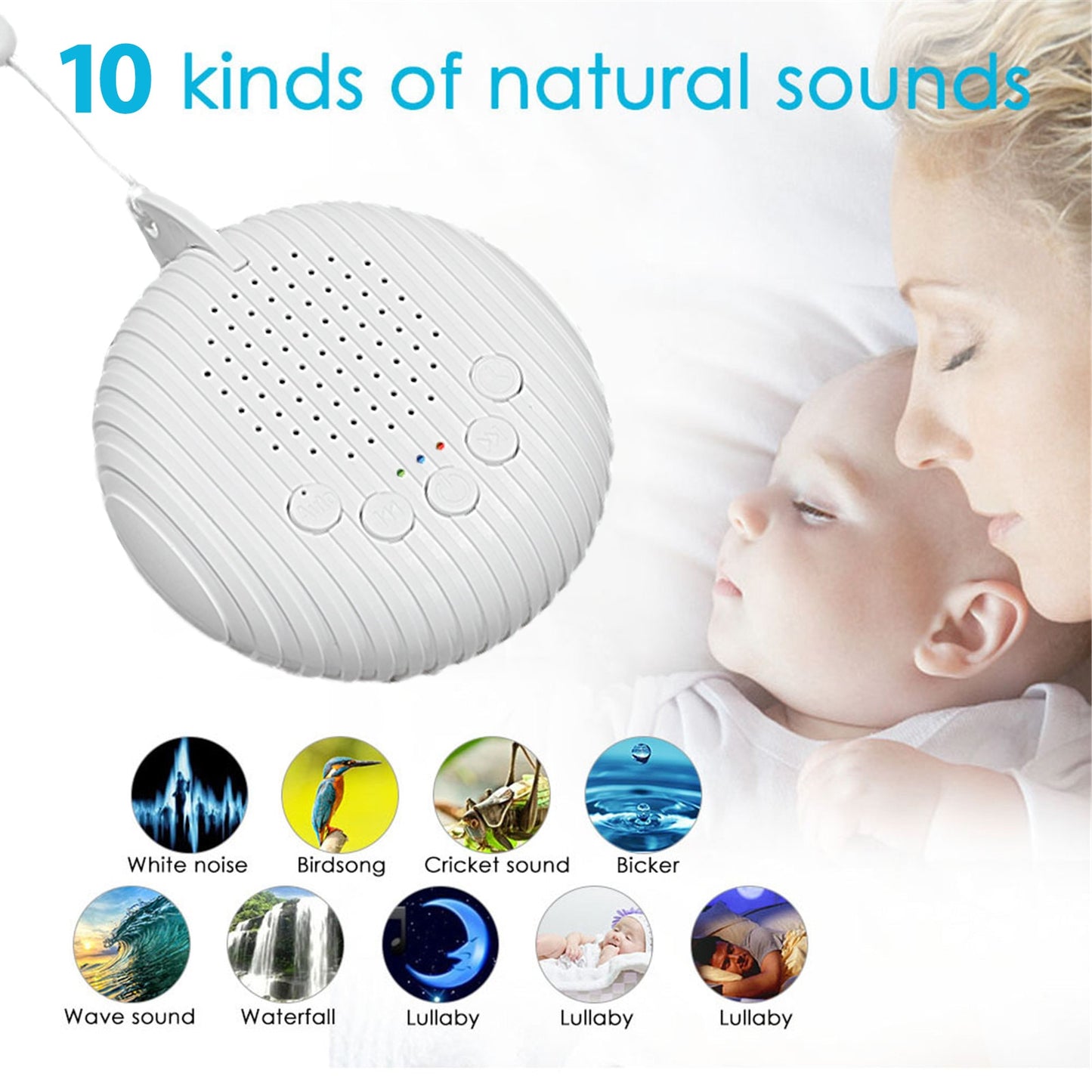 Portable Baby WHITE NOISE Machine - MaternalLOVE MaternalLOVE