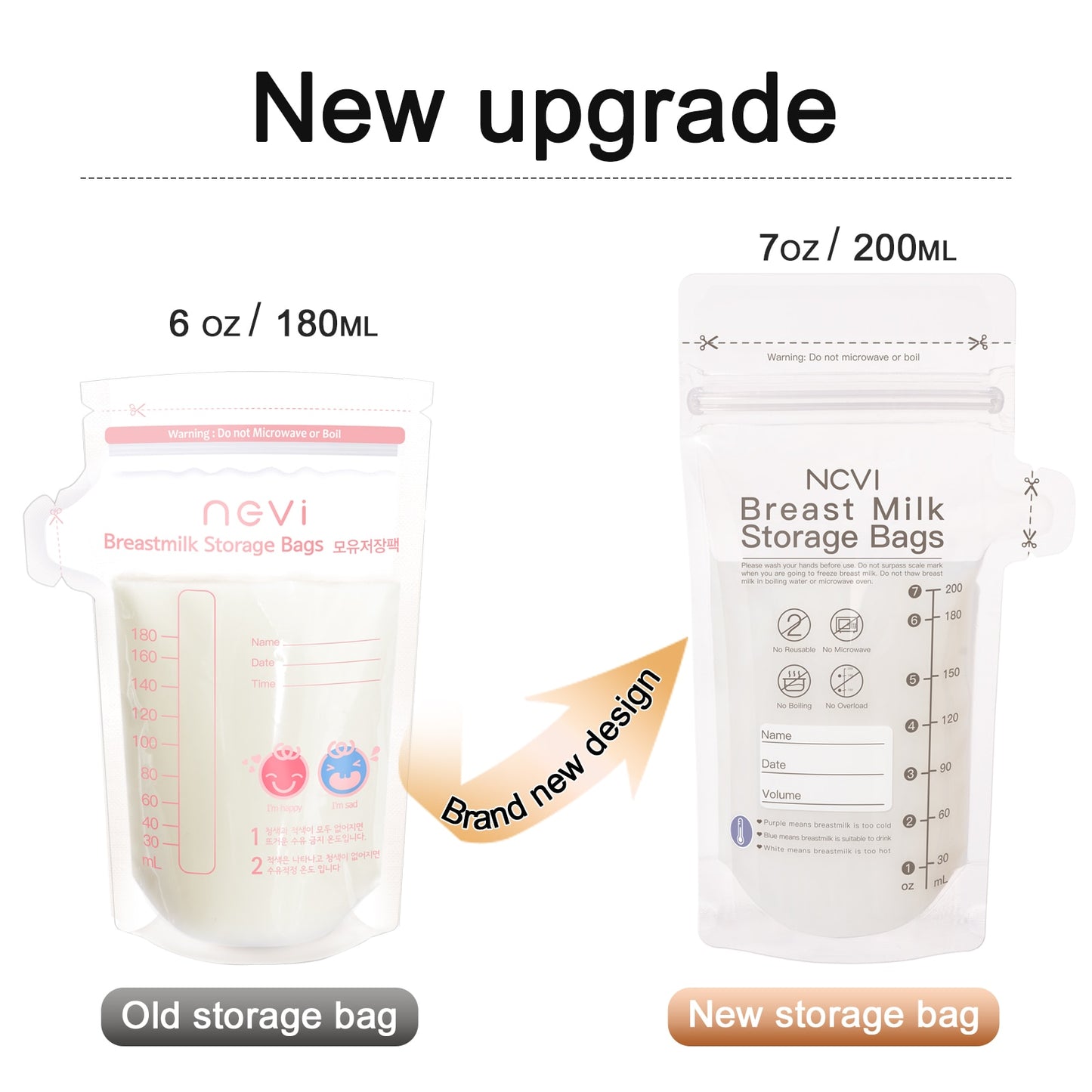 PREMIUM NCVI 200ml Breastmilk Storage Bags, BPA Free - MaternalLOVE MaternalLOVE