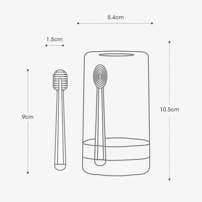 Soft Silicone Bristle Toothbrush